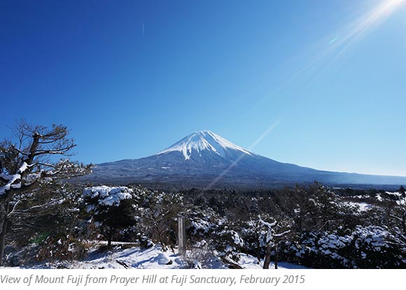 Fuji from Prayer Hill